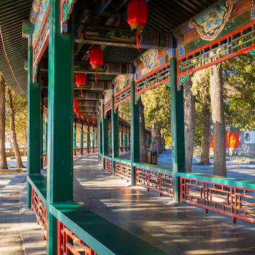 The Long Corridor at the Summer Palace in Beijing.
