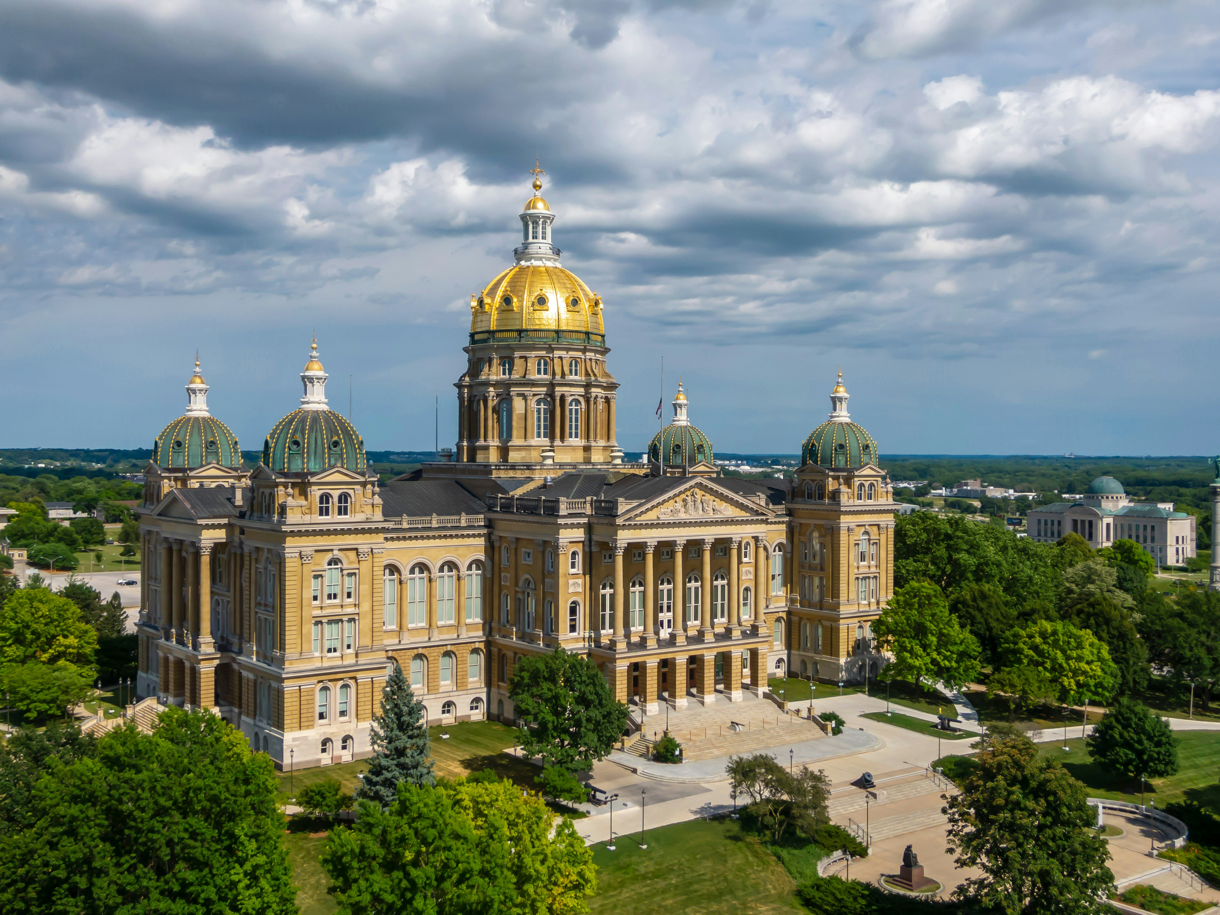 The Iowa State Capitol in Des Moines.
