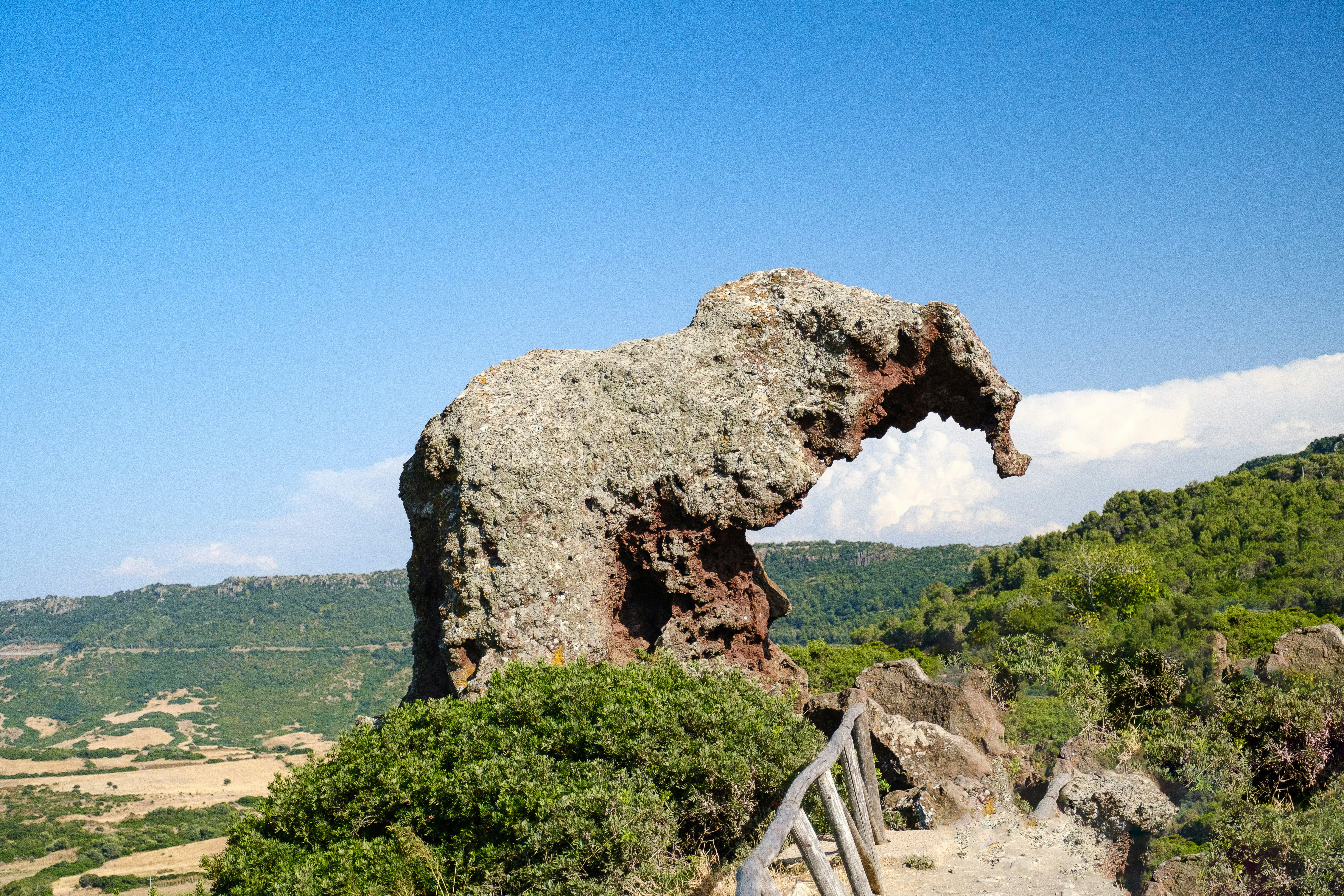 Roccia dell'Elefante, or Elephant rock, on Sardinia.