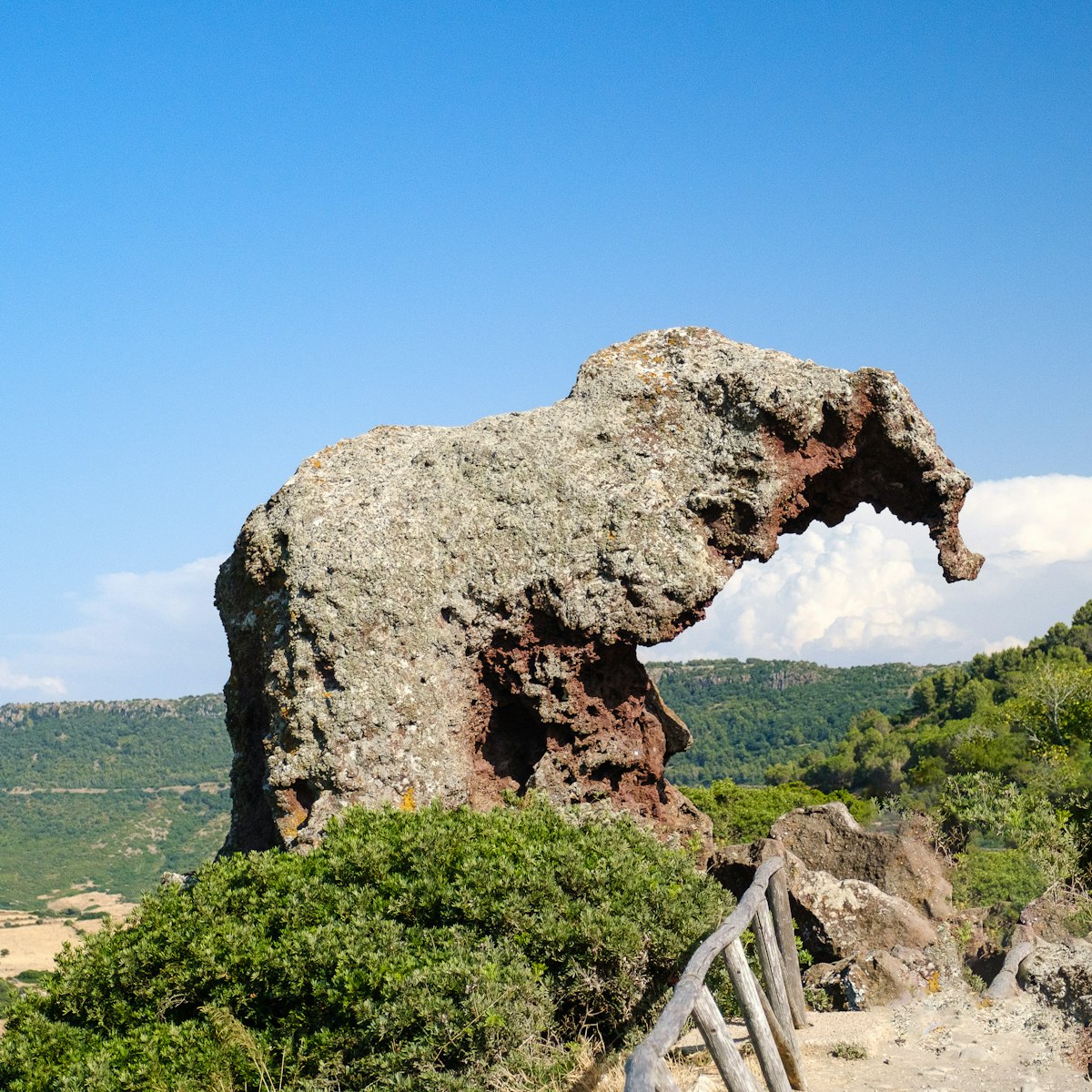 Roccia dell'Elefante, or Elephant rock, on Sardinia.