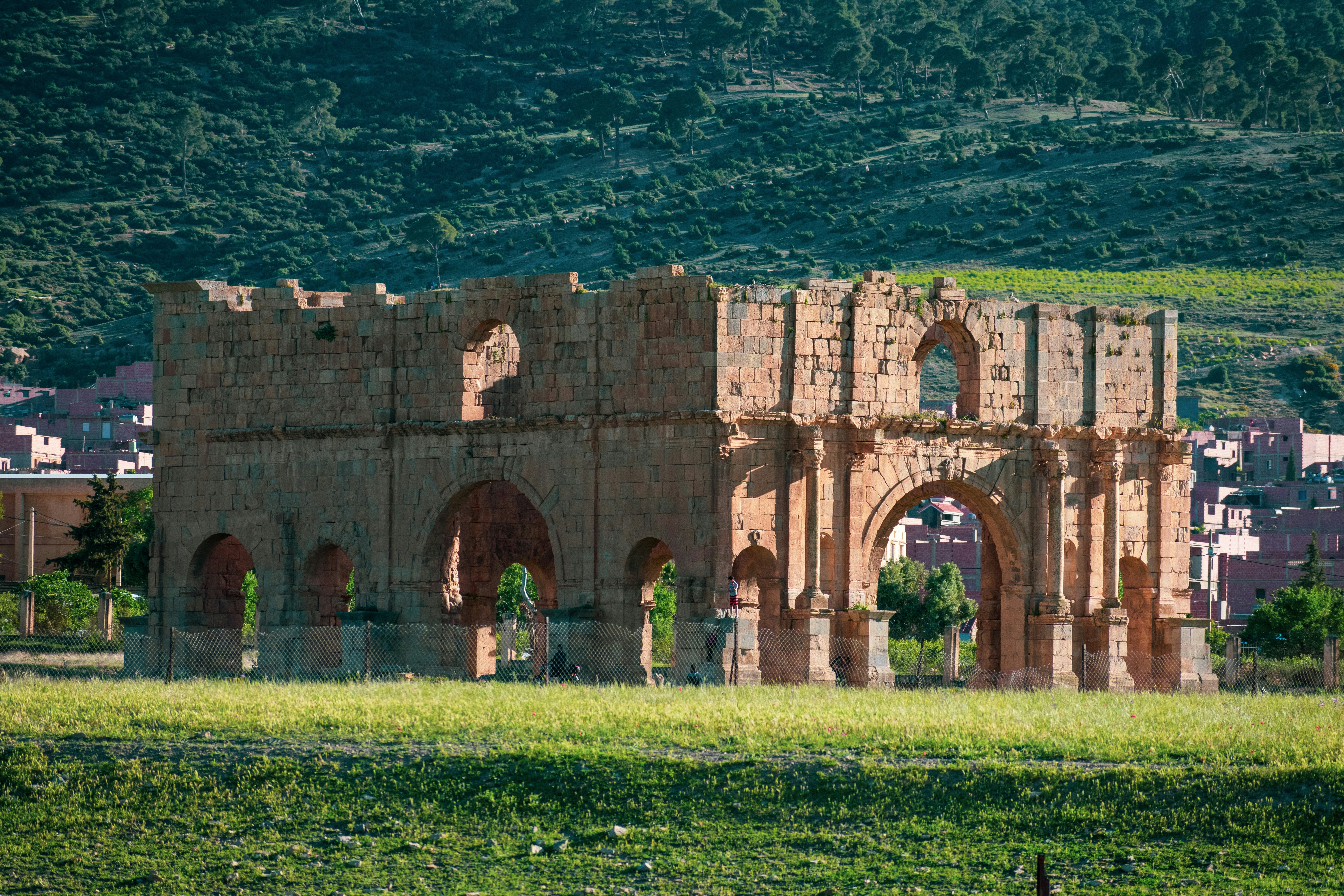 Archeological Site of the Roman City Lambaesis, Tazoult, Algeria.