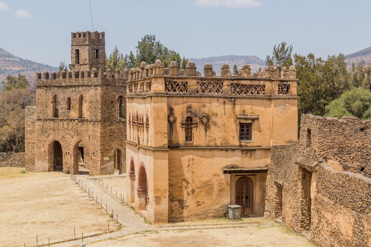 Royal archive and library buildings in the Royal Enclosure in Gondar, Ethiopia
