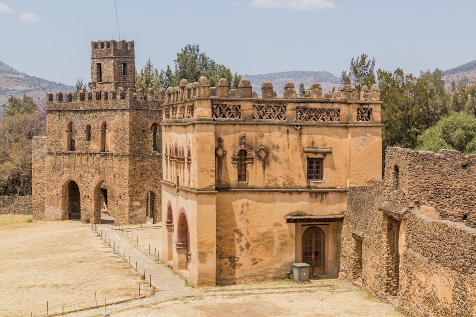 Royal archive and library buildings in the Royal Enclosure in Gondar, Ethiopia

