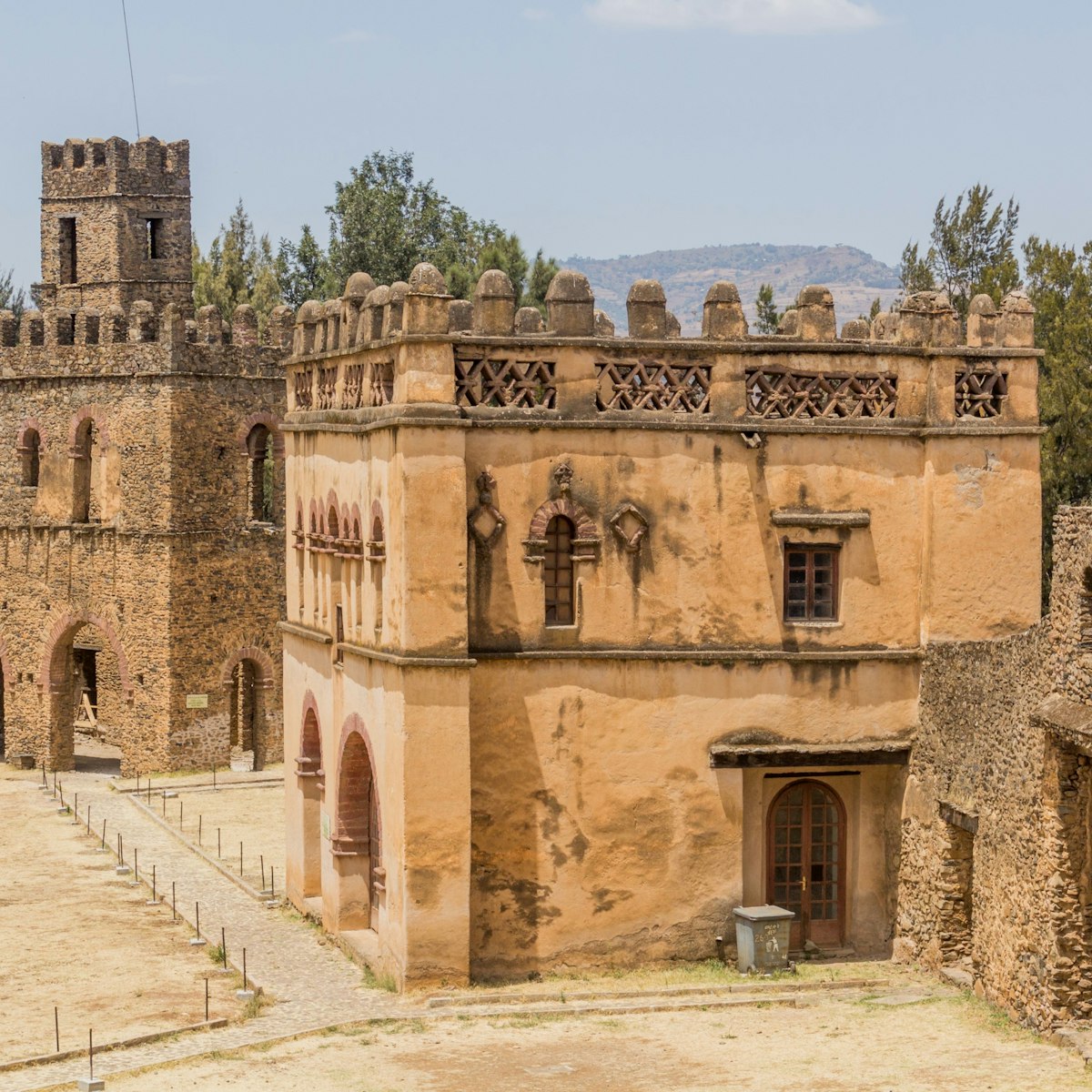 Royal archive and library buildings in the Royal Enclosure in Gondar, Ethiopia
