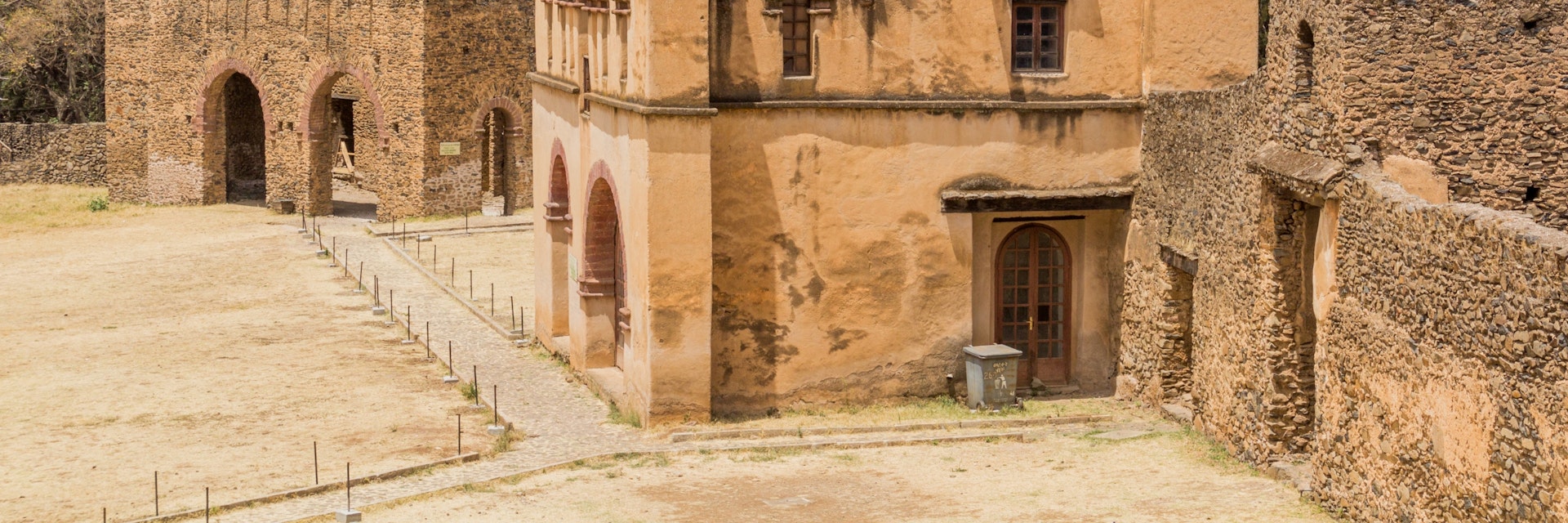 Royal archive and library buildings in the Royal Enclosure in Gondar, Ethiopia
