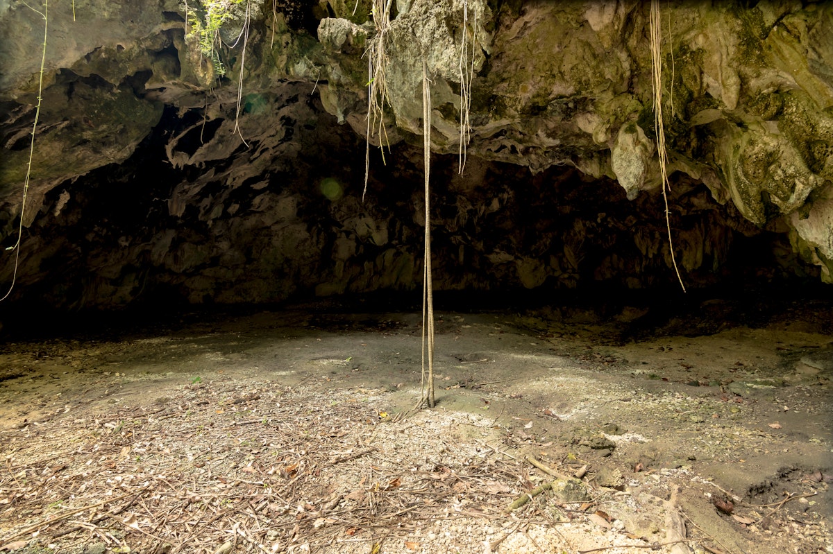 A cave at Lamonok Island, in Anda, Bohol, Philippines.