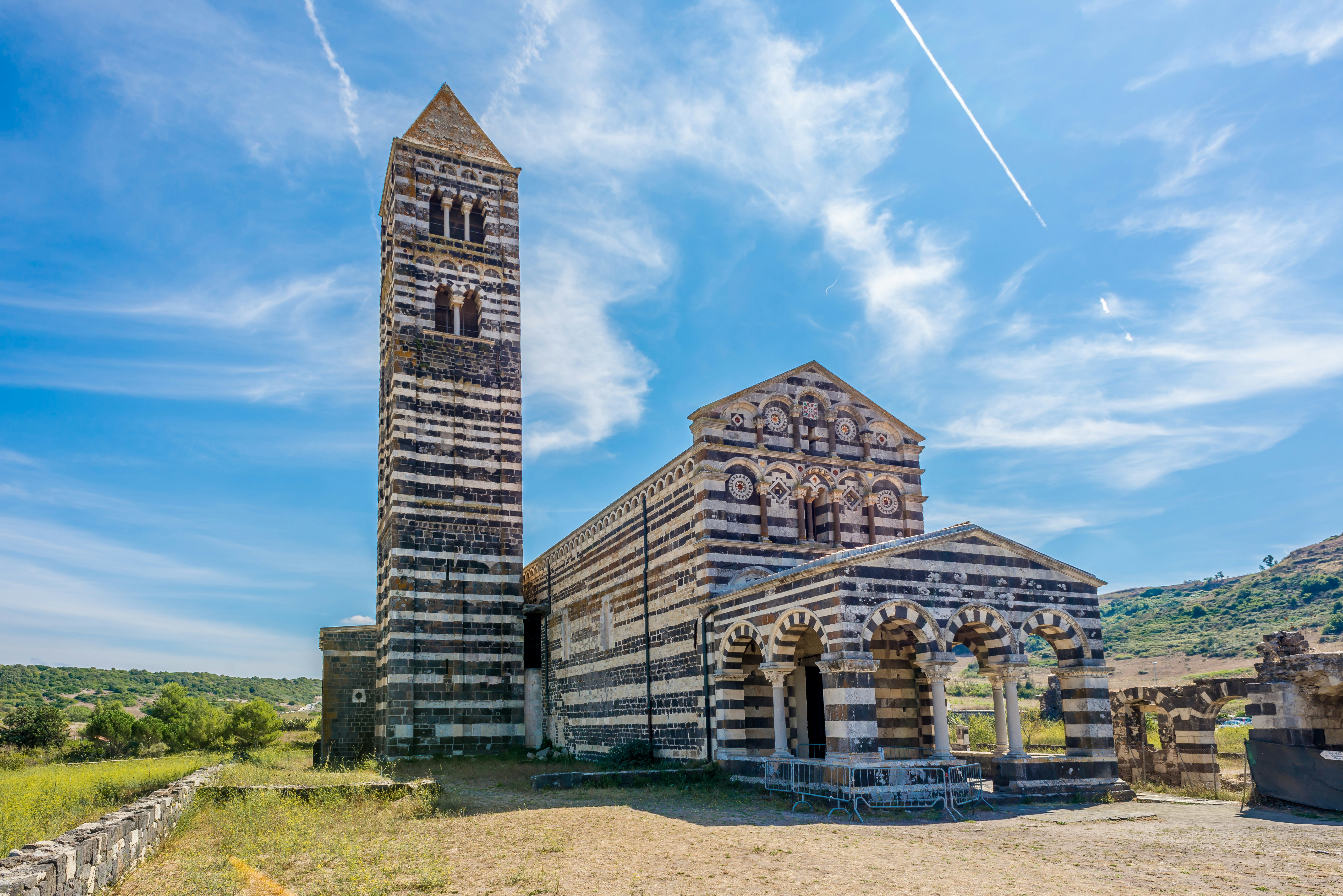The Basilica Holy Trinity of Saccargia.