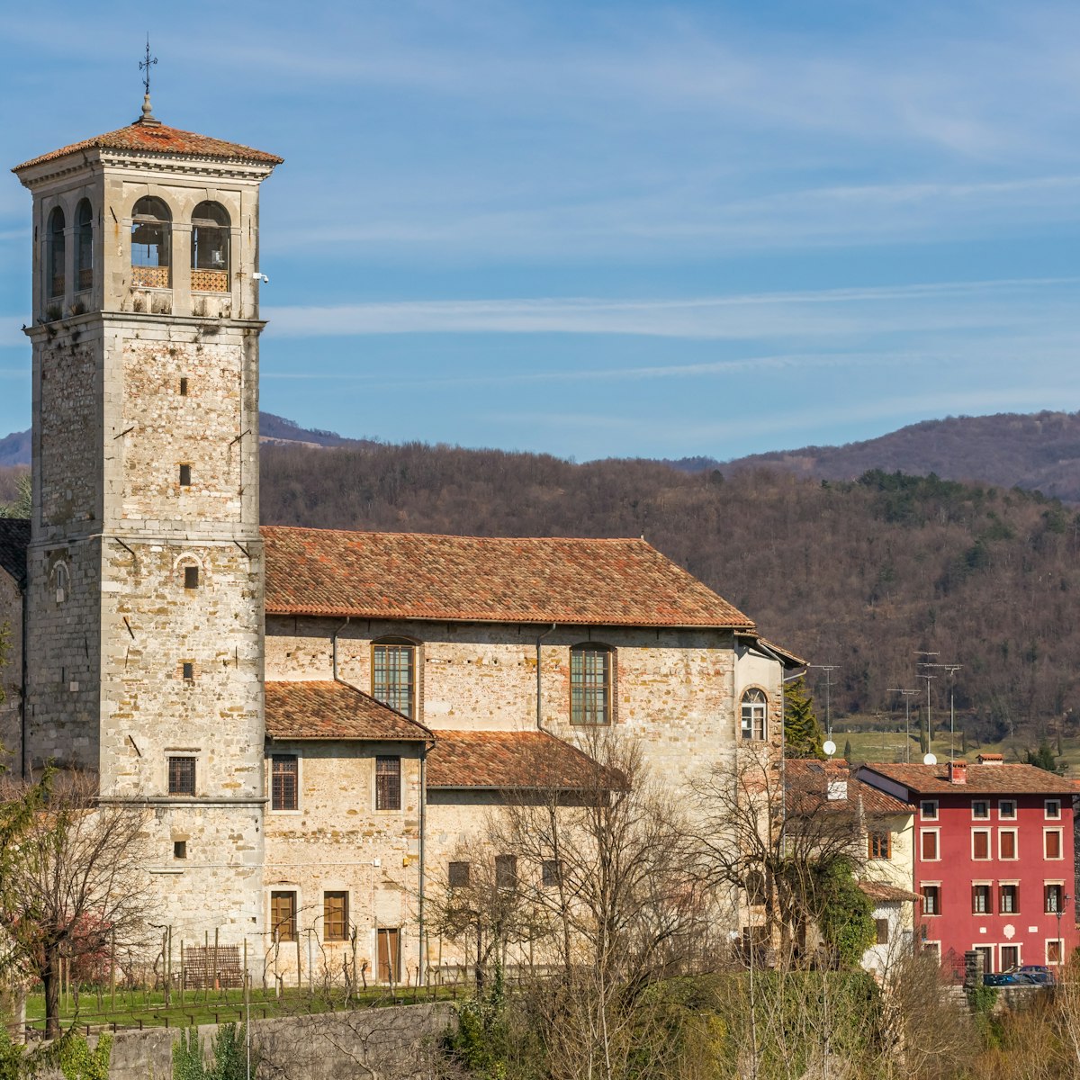 The church Oratorio di Santa Maria in Valle, also known as Lombard Temple, in the city of Cividale del Friuli in Northern Italy.