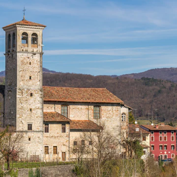 The church Oratorio di Santa Maria in Valle, also known as Lombard Temple, in the city of Cividale del Friuli in Northern Italy.