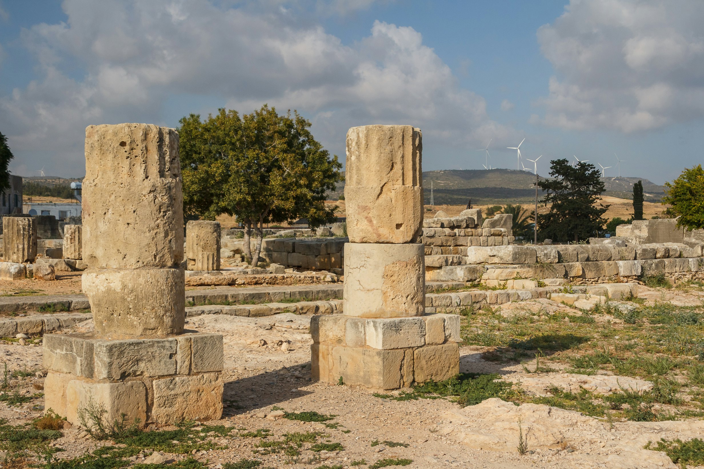 Ruins at the Aphrodite sanctuary