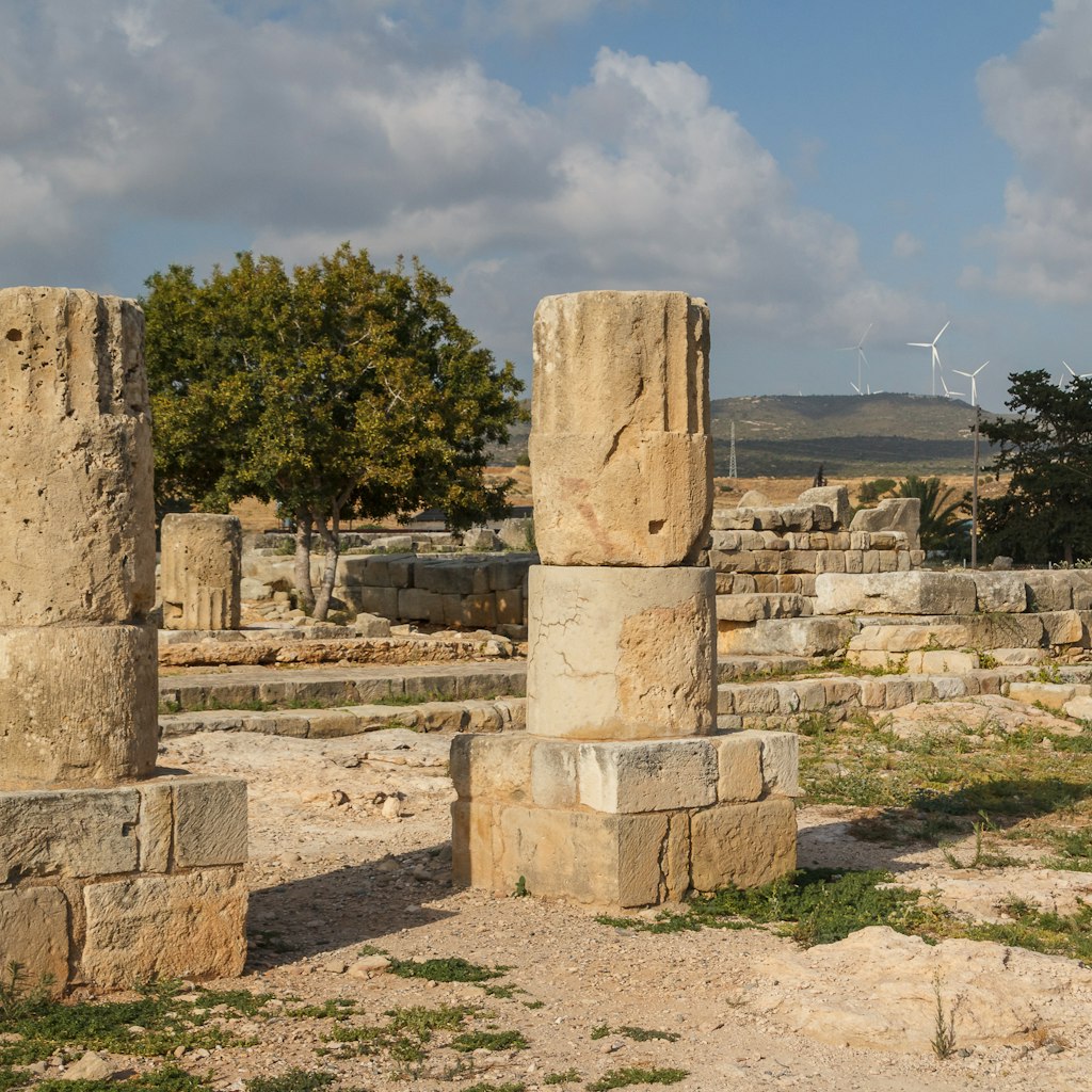 Ruins at the Aphrodite sanctuary