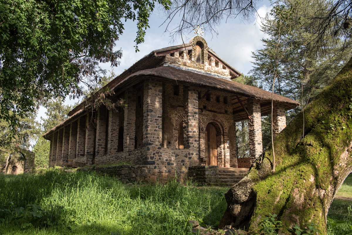 The church of Debre Berhan Selassie in Gondar.
