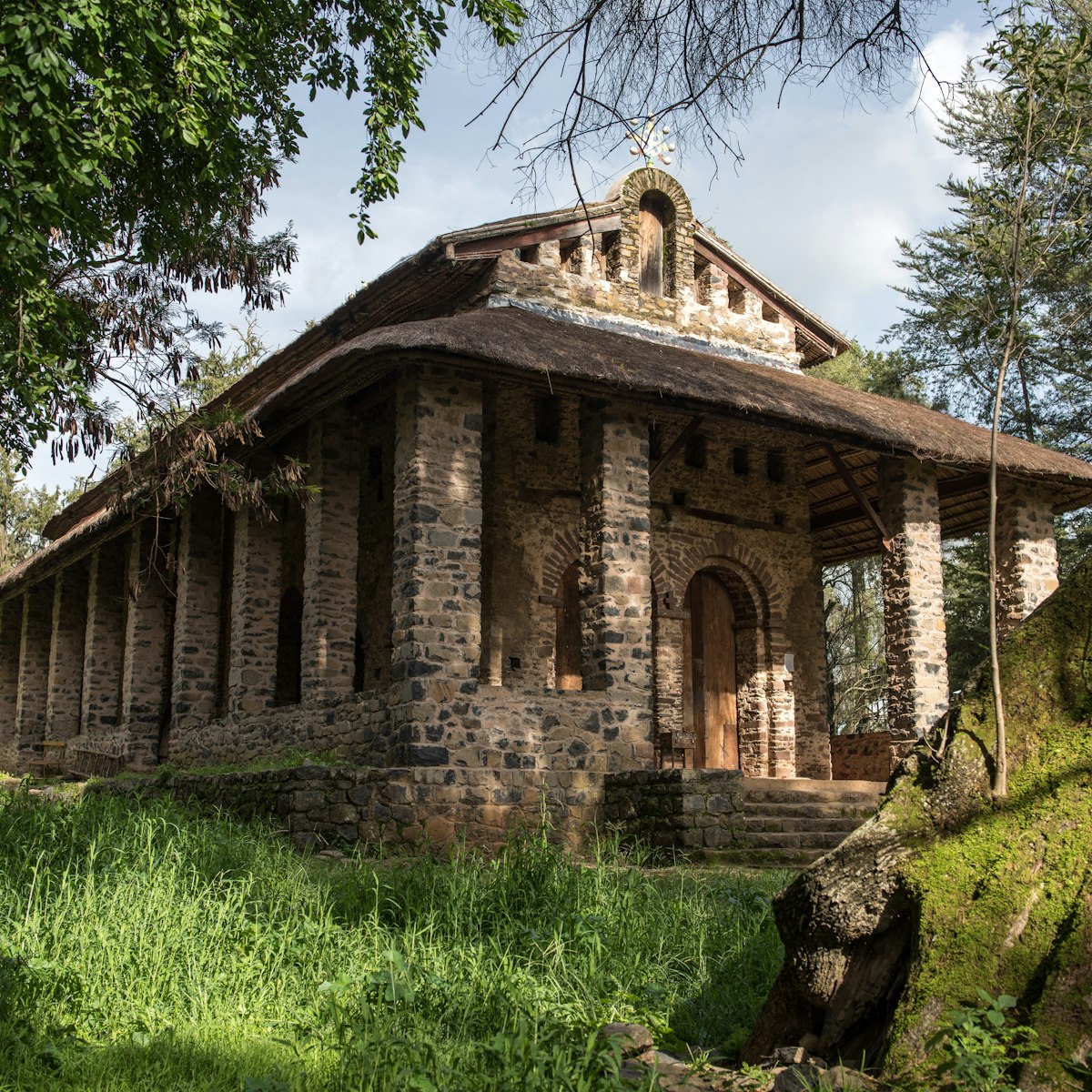 The church of Debre Berhan Selassie in Gondar.