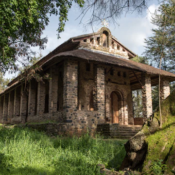 The church of Debre Berhan Selassie in Gondar.