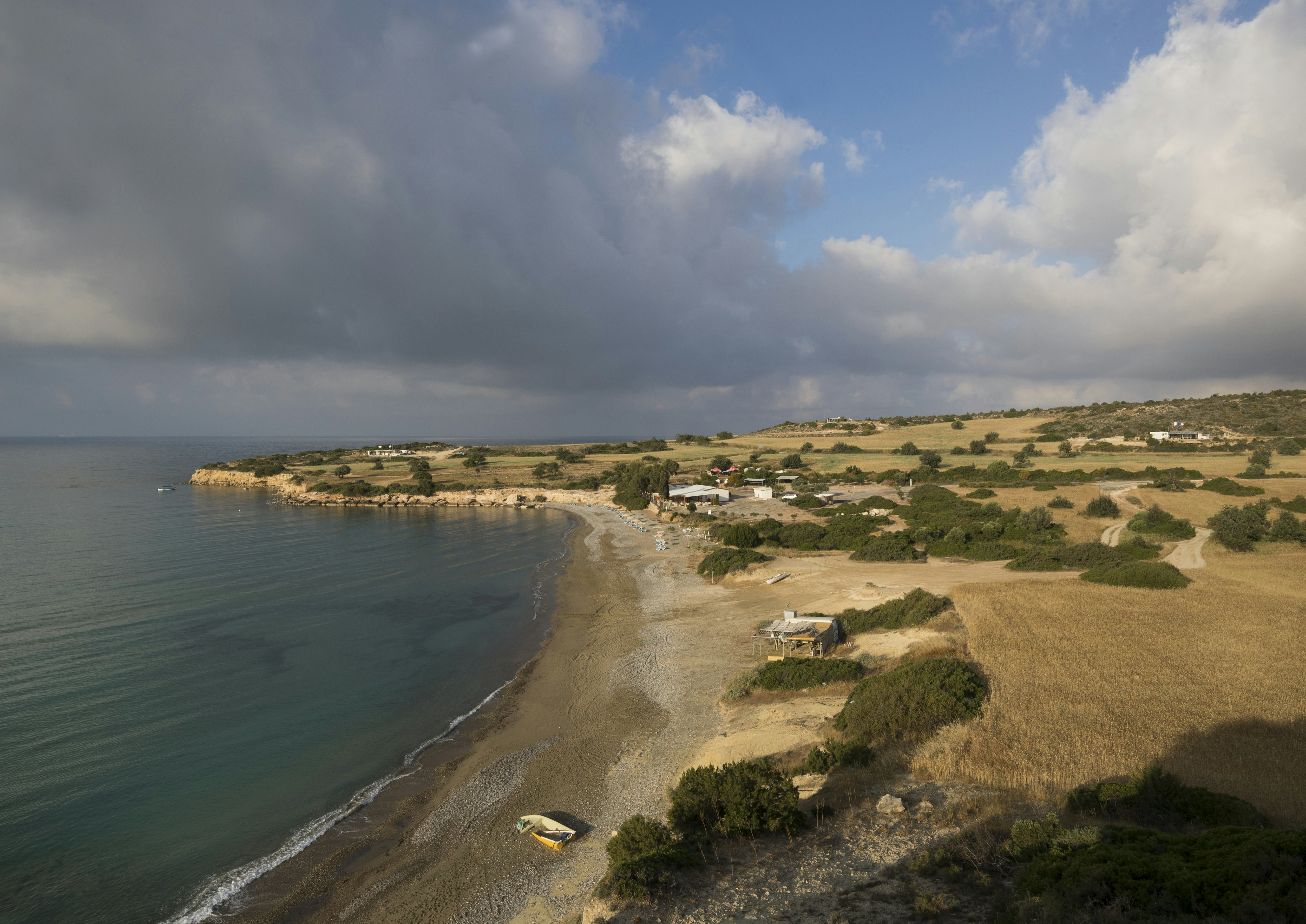 Early morning light at Melanda Beach in Cyprus.