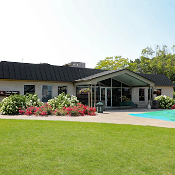The Soo Locks Visitor Center in Sault Ste Marie.
