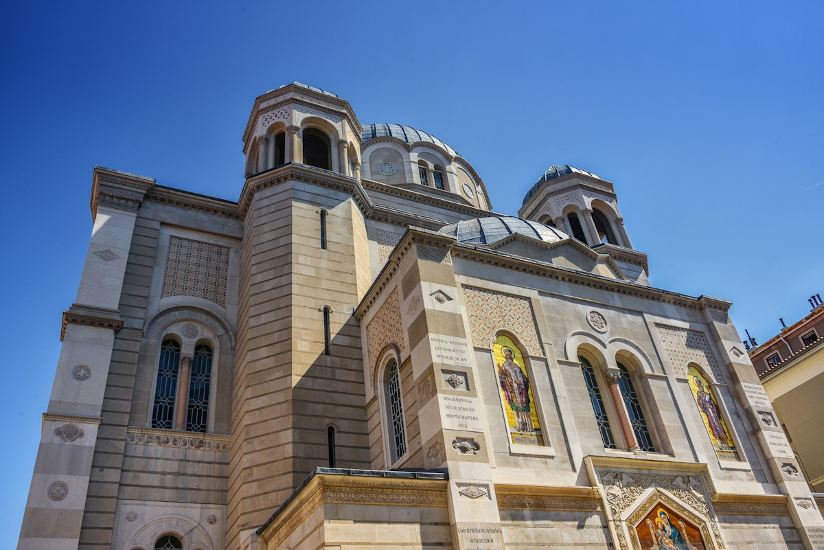 Saint Spyridon Serbian Orthodox church in Trieste, Italy.