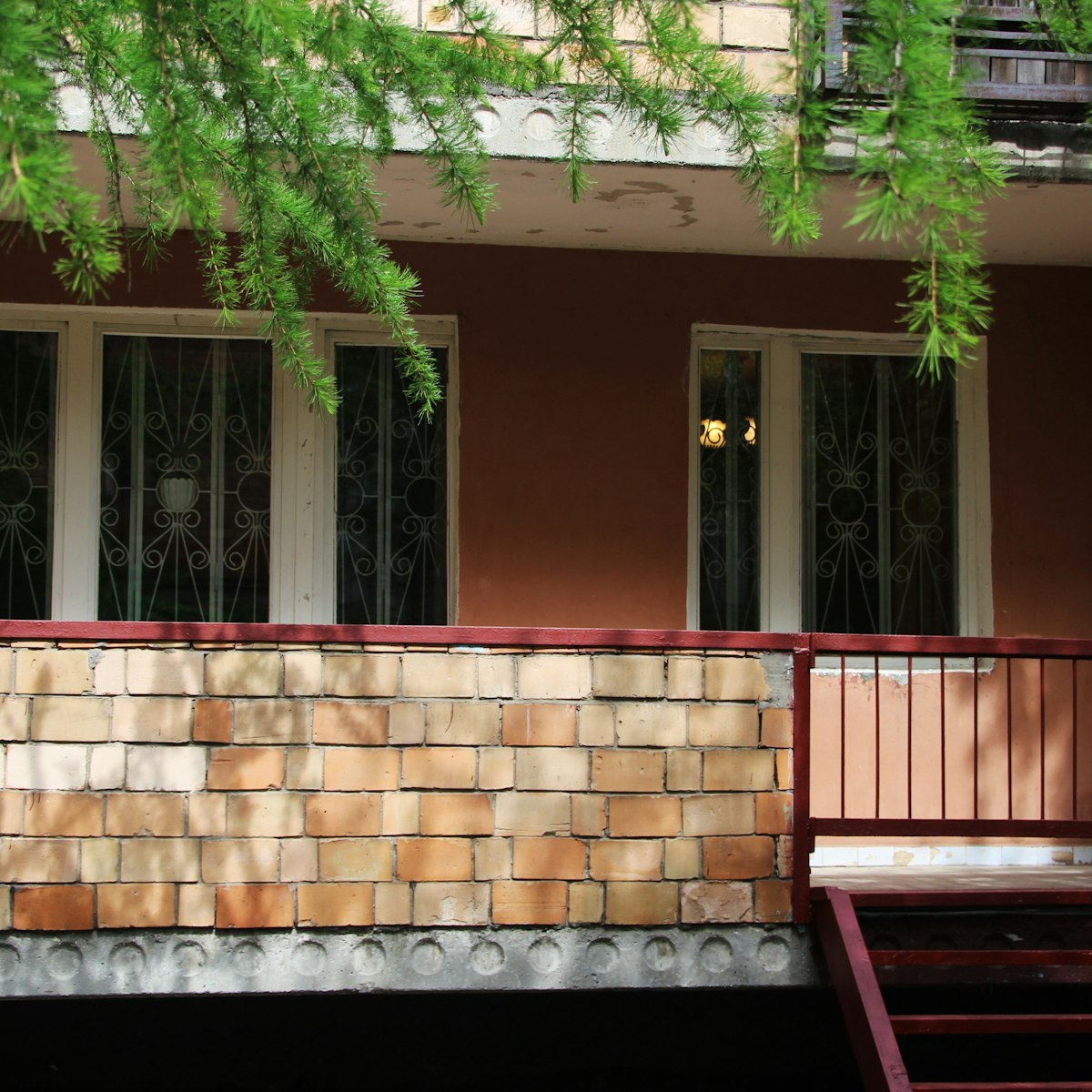 Balcony of Museum-apartment of the Nobel Peace Prize laureate, Academician Andrei Dmitrievich Sakharov, who lived here during his exile from 1980 to 1986.
