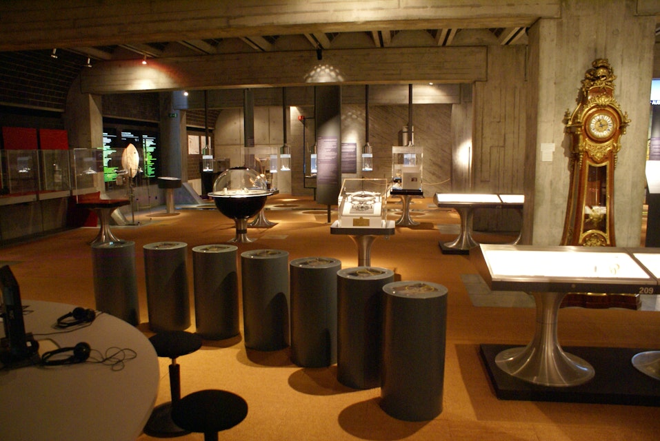 Interior of the Museum of Watchmaking.