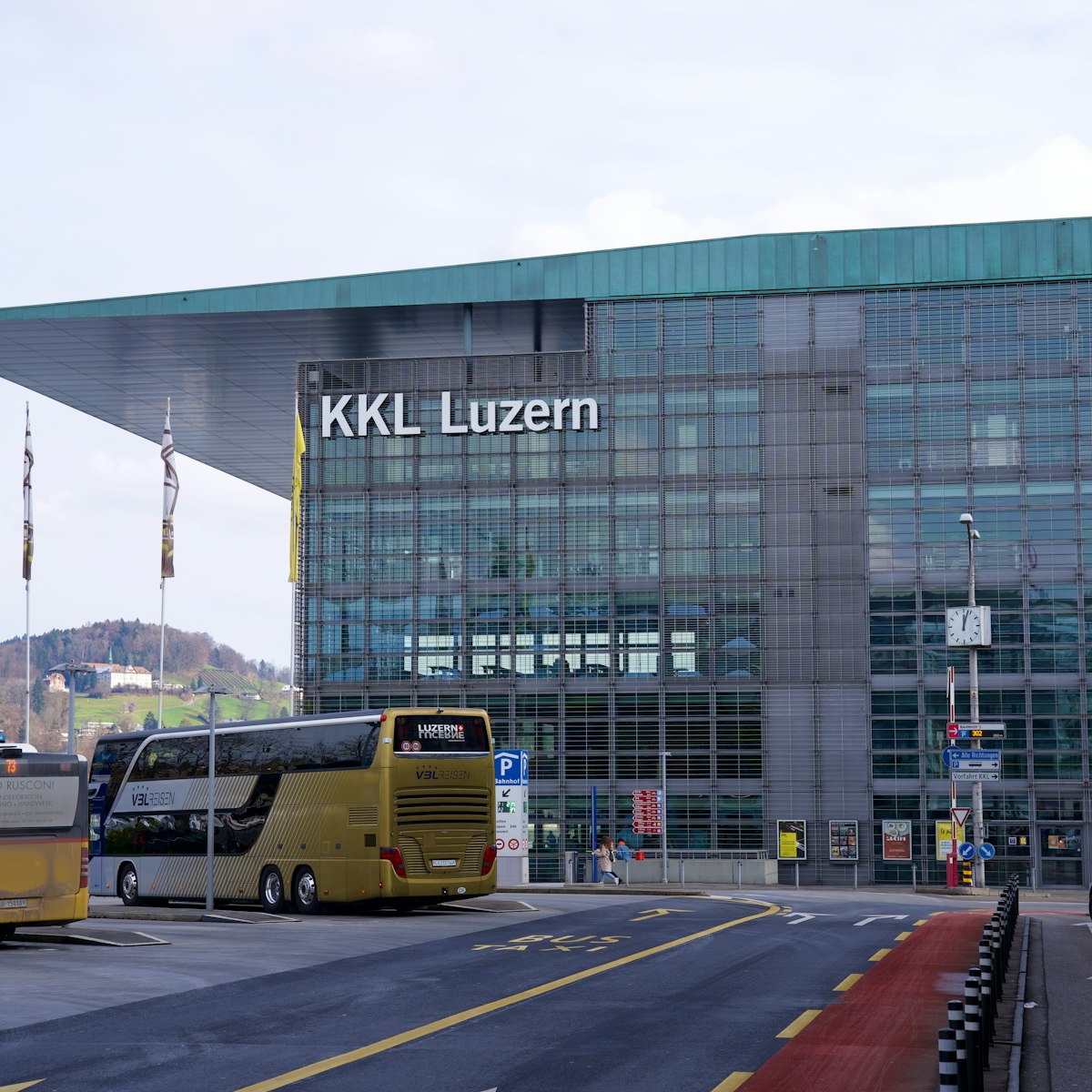 KKL culture and convention centre and Museum of Art in Luzern.