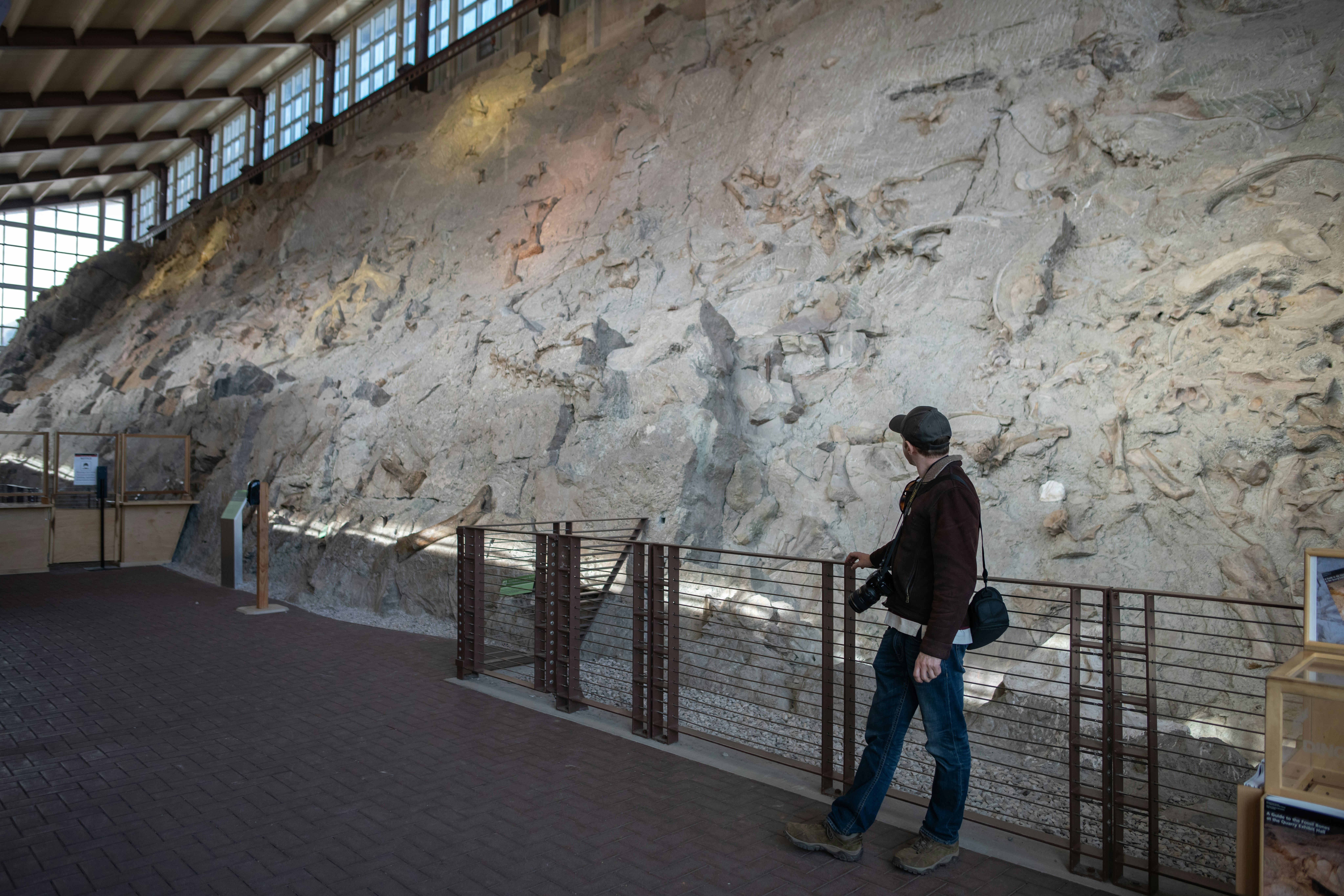 Quarry Exhibit Hall at Dinosaur National Monument.