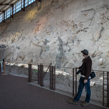 Quarry Exhibit Hall at Dinosaur National Monument.