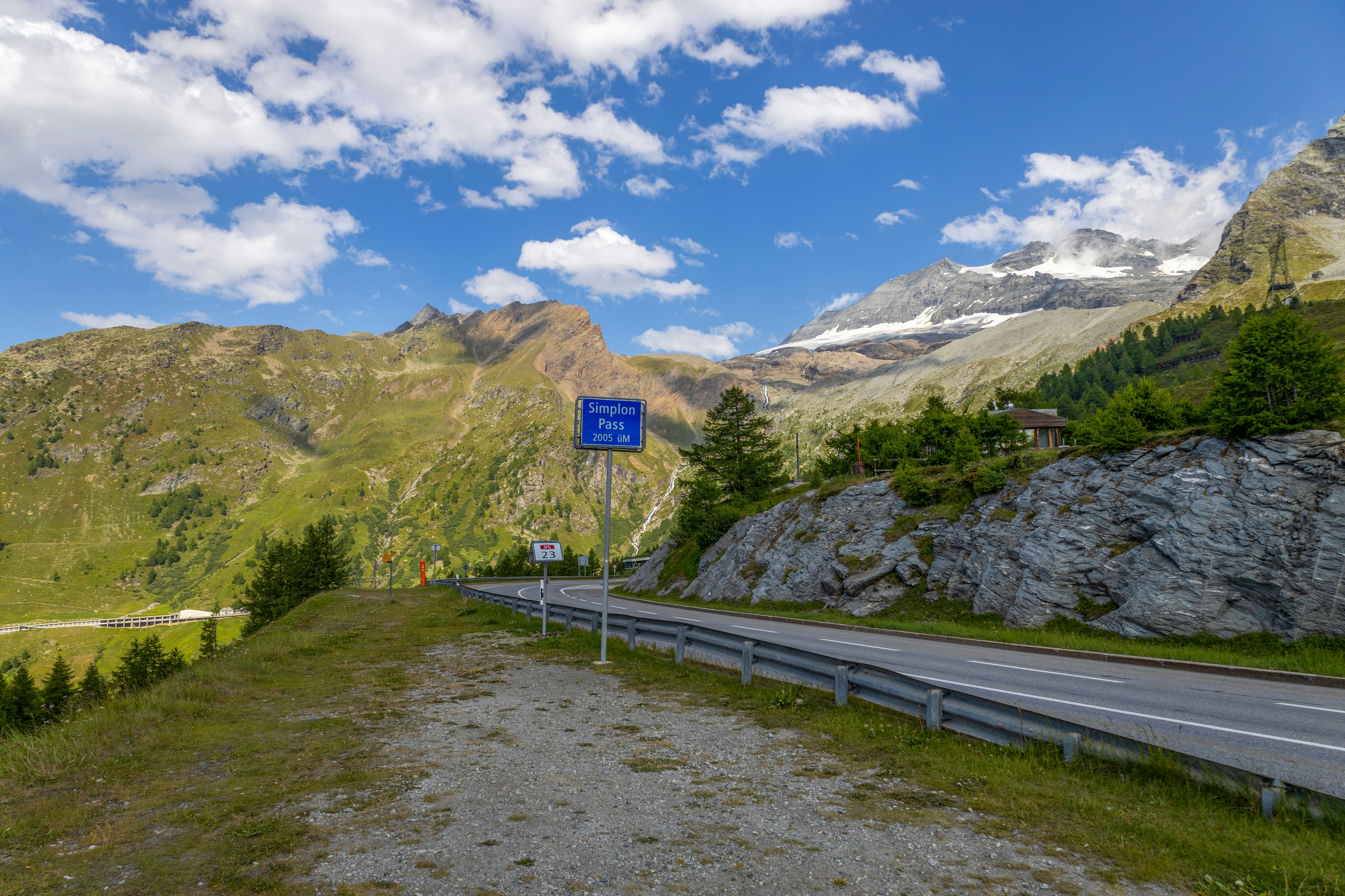 Signpost at Simplon Pass.
