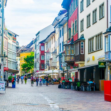Vorstadt street in Schaffhausen.