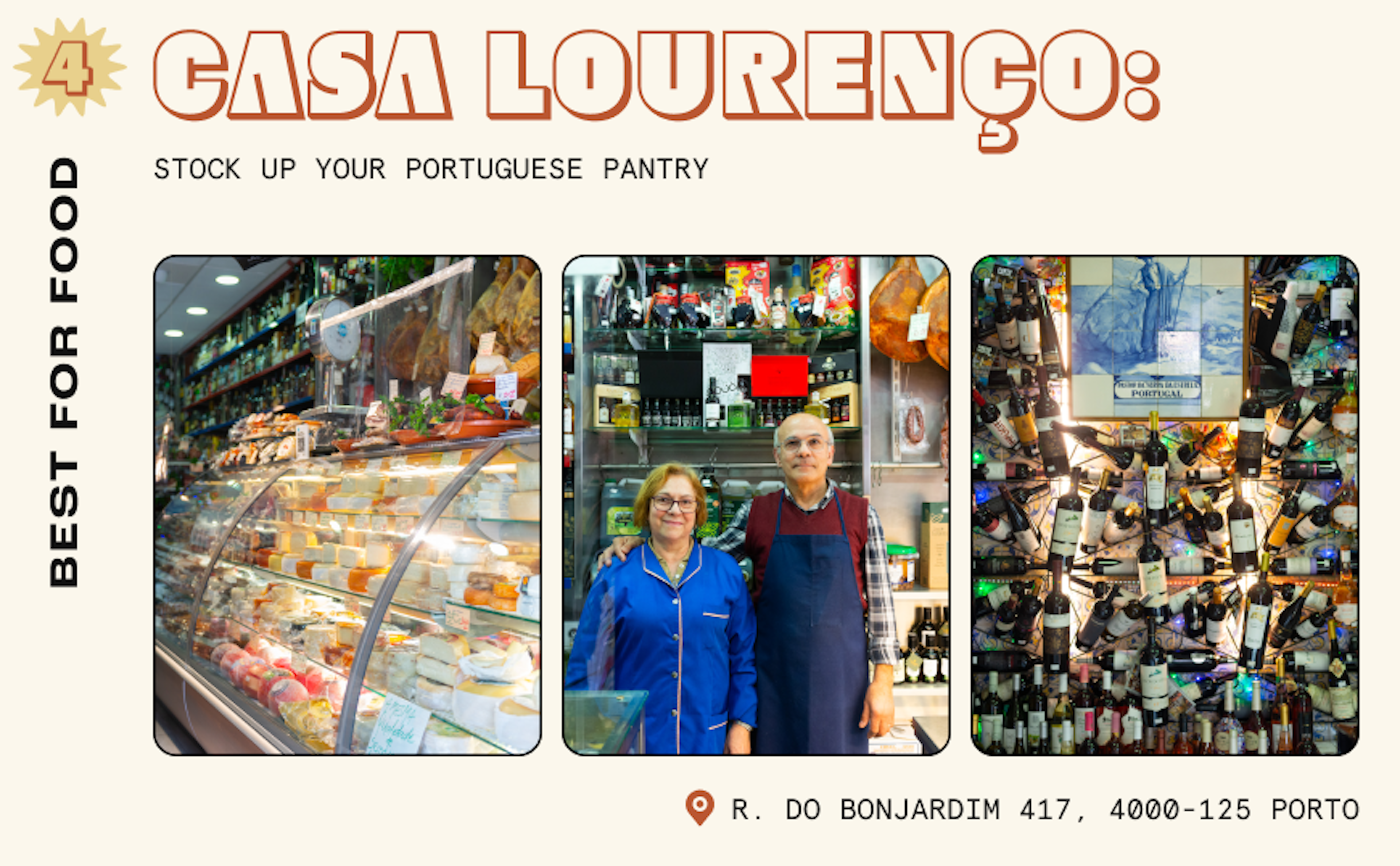 Traditional Portuguese food shop