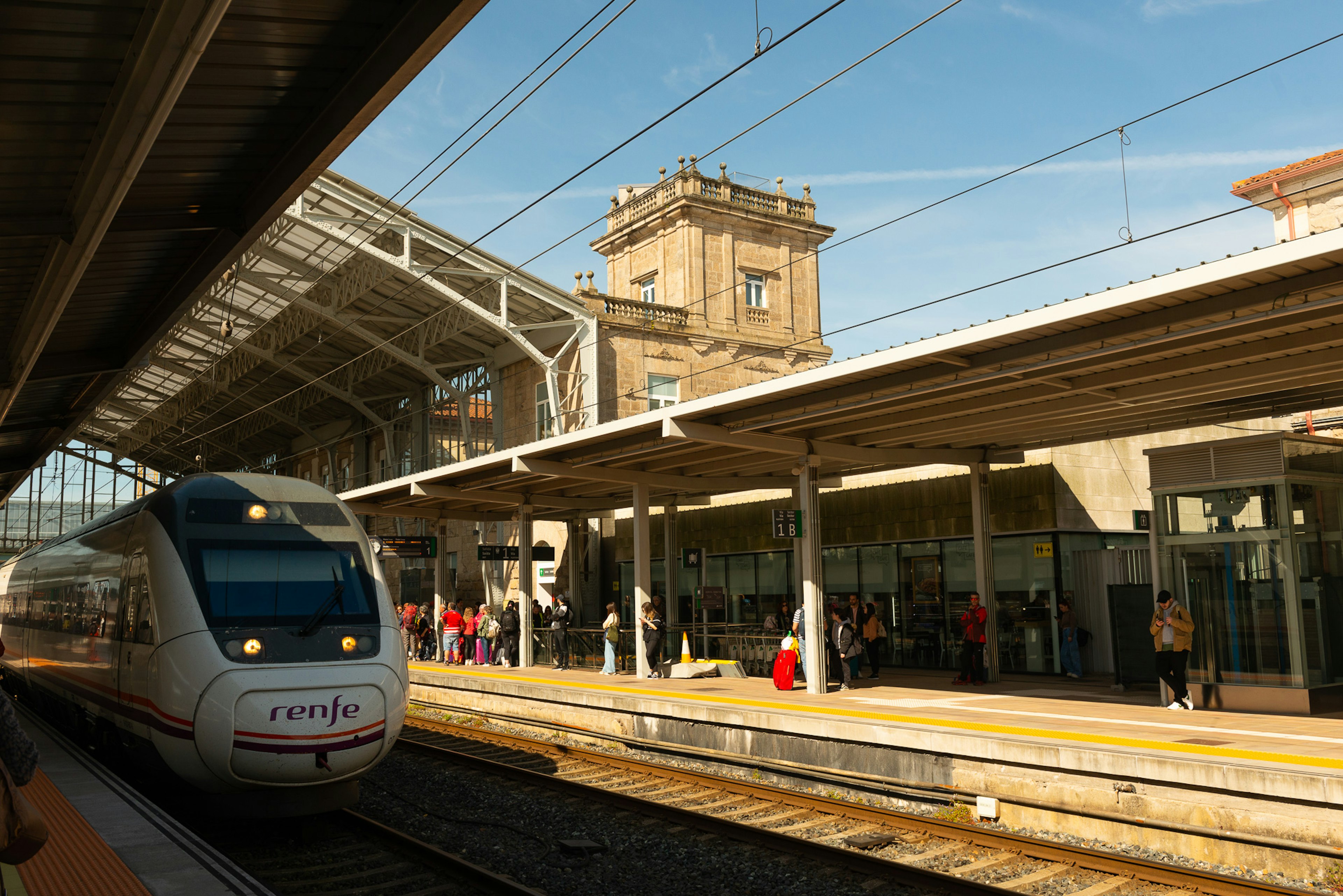 Train station at Santiago de Compostela