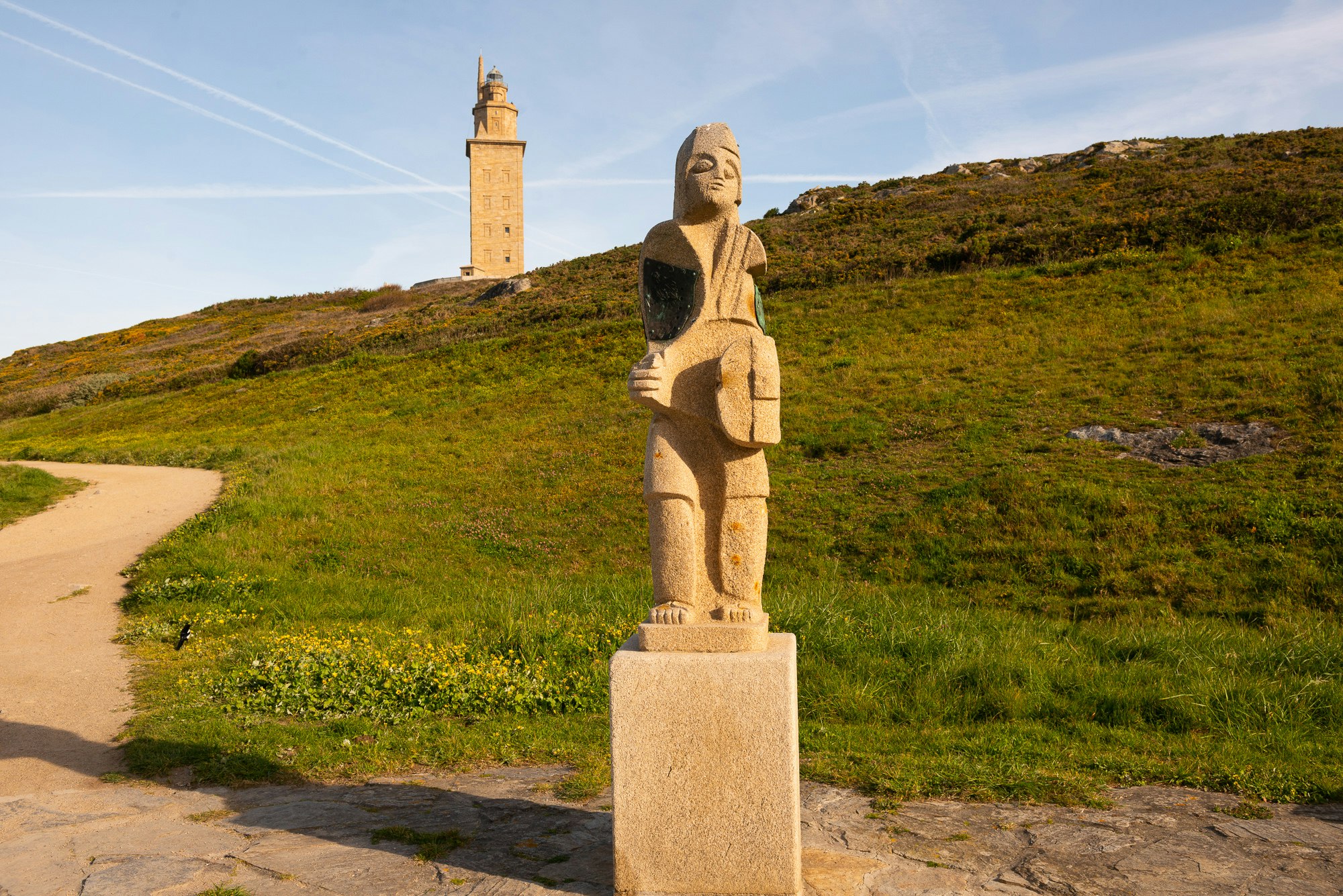 Statue of Breogan and Tower of Hercules