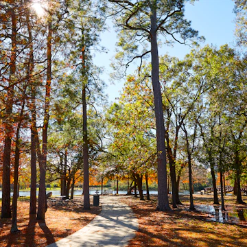 Hermann park in Houston.