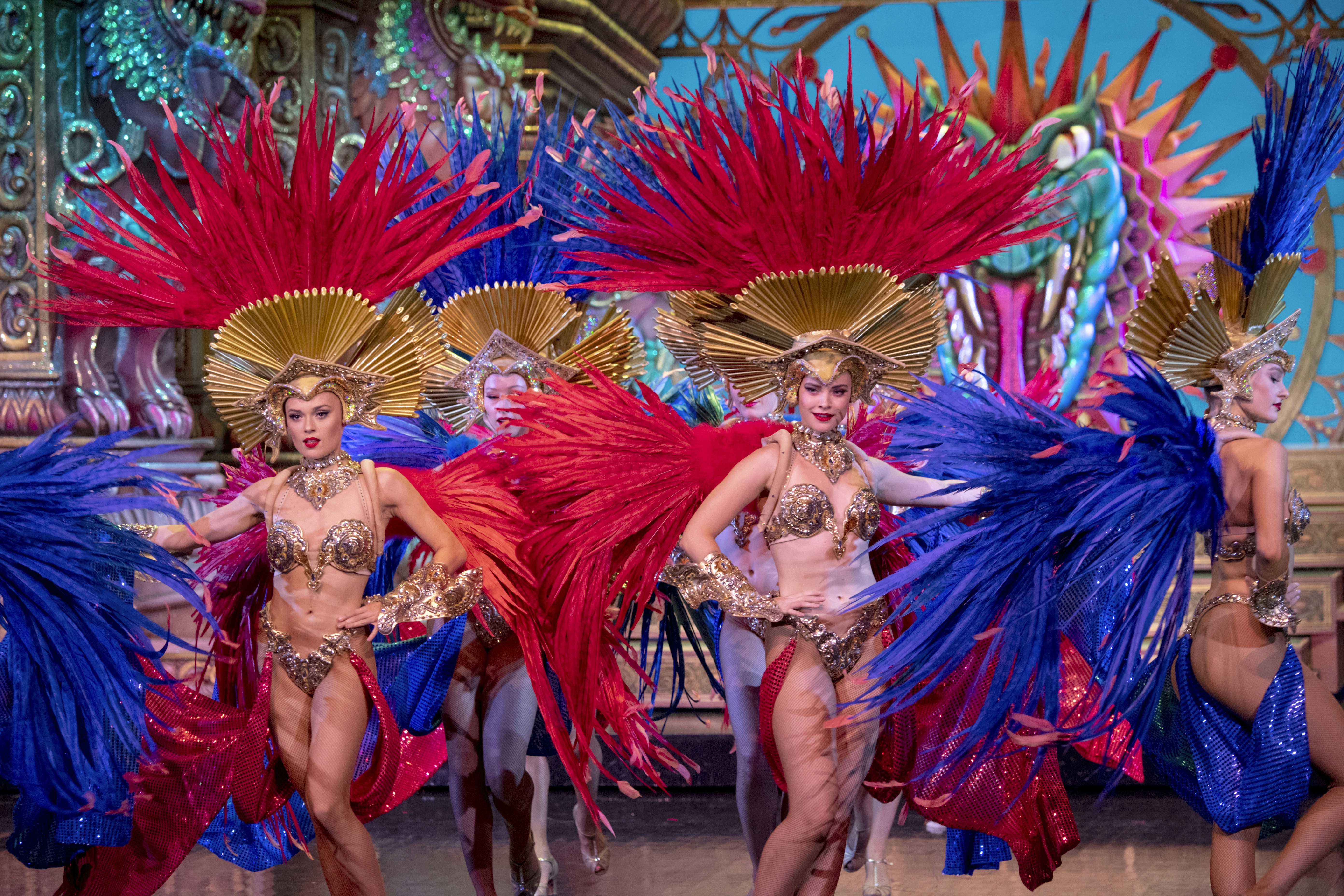 Moulin Rouge dancers