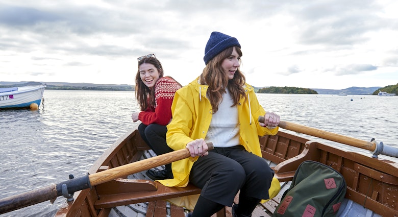 690697589
fun, carefree, adventure, friendship, escape
Two women friends in a row boat on a loch in Scotland