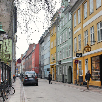 Sankt Peders Stræde in the Latin Quarter.