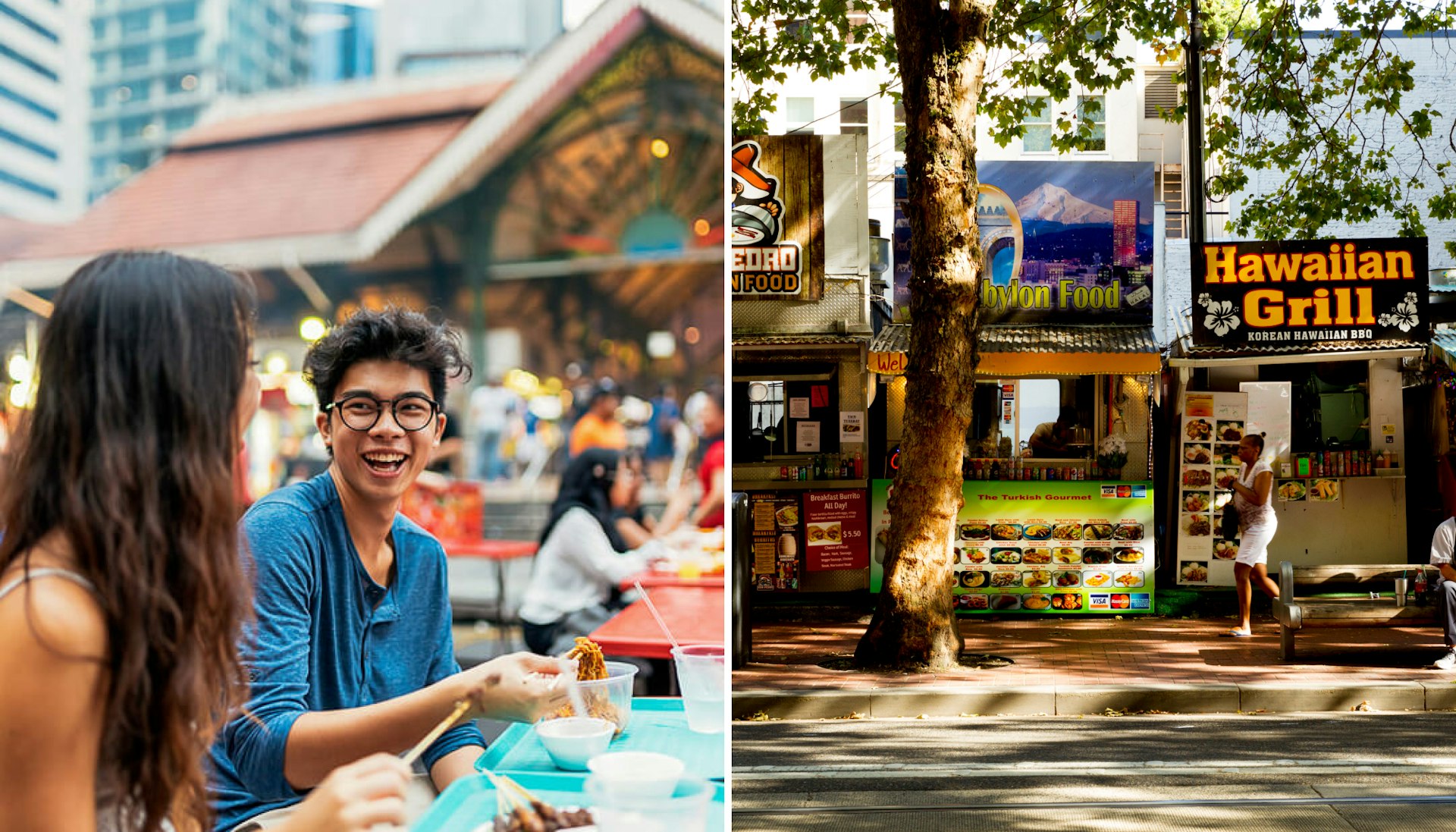 Taste the incredible hawker food of Singapore; hit up the stalls of Portland