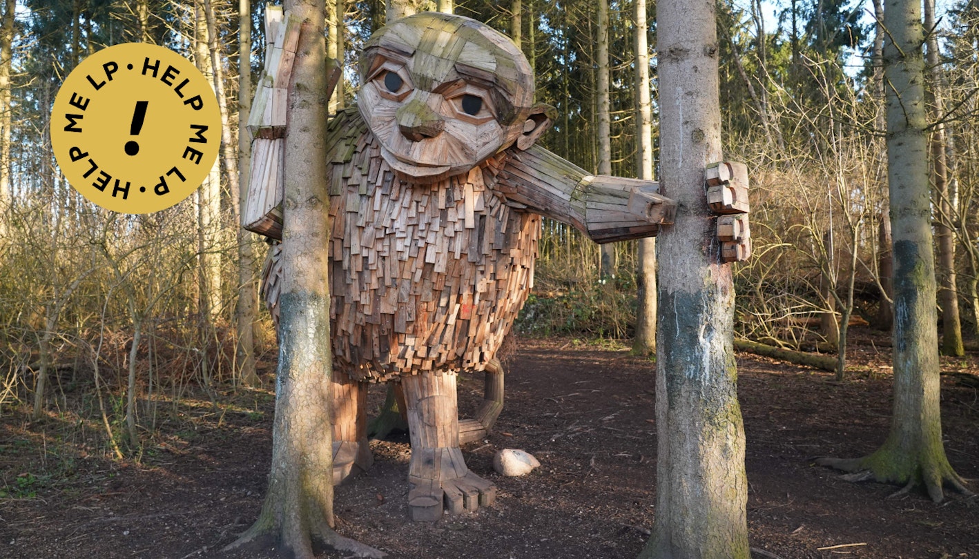 Artist Hides Giant Wooden Sculptures Across Denmark's Forests