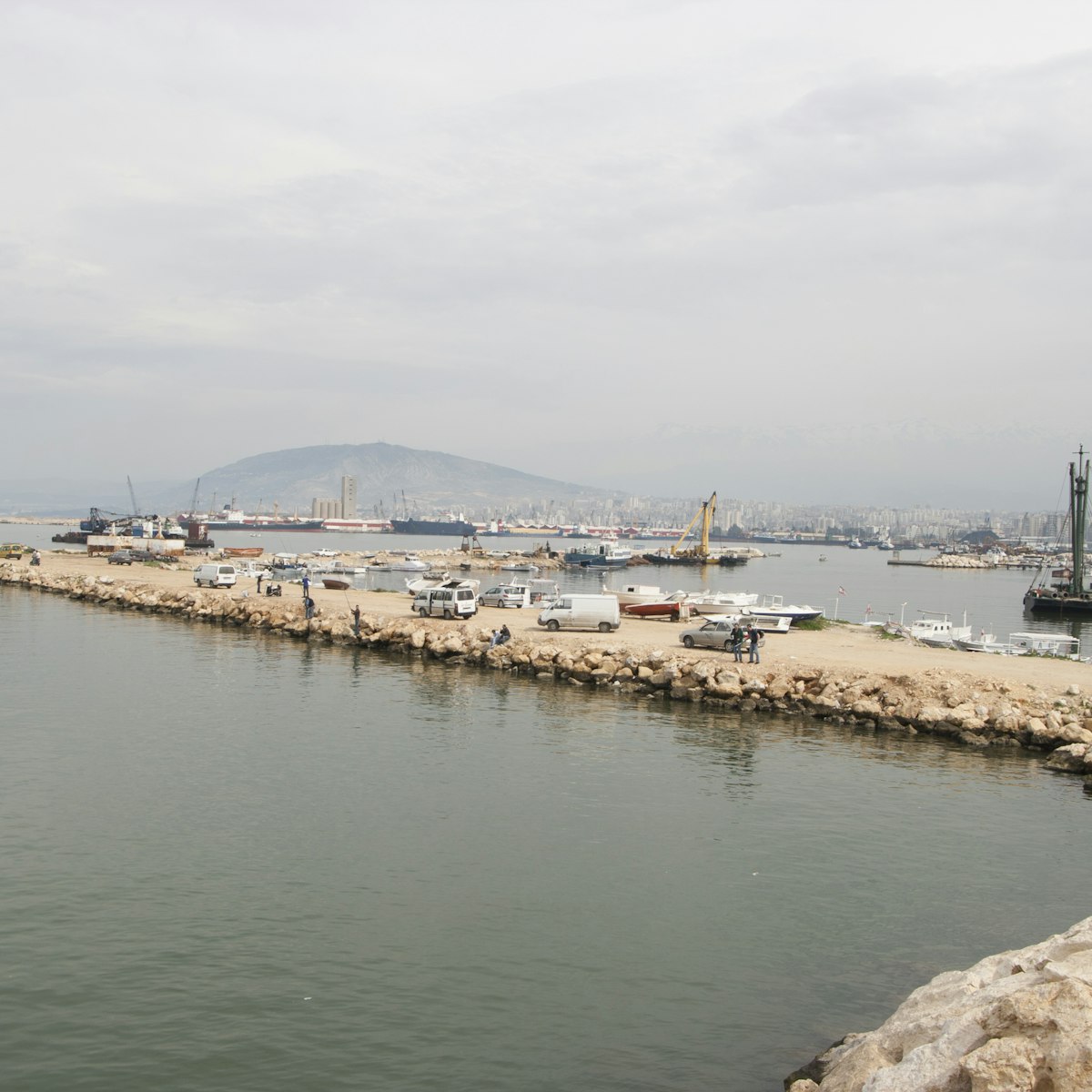 Al-mina port in Tripoli.