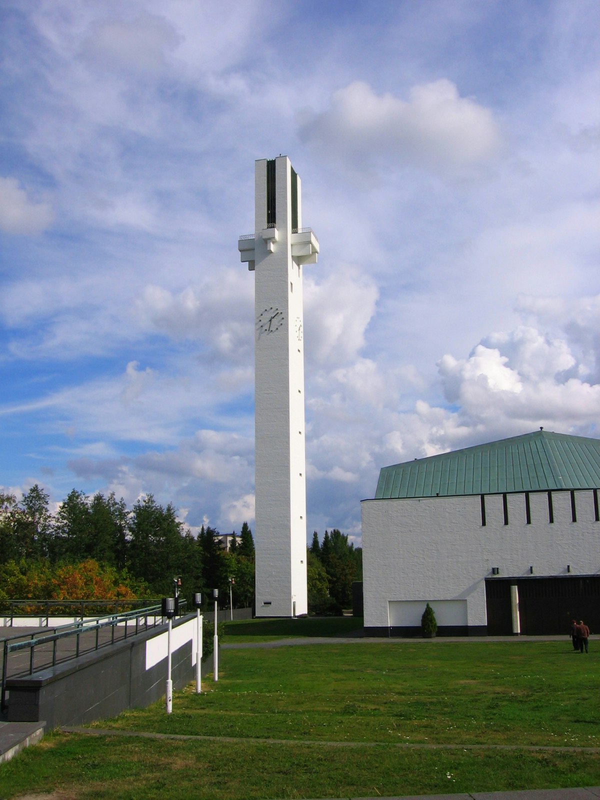 Lakeuden Risti church by Alvar Aalto in Seinajoki, Finland. 