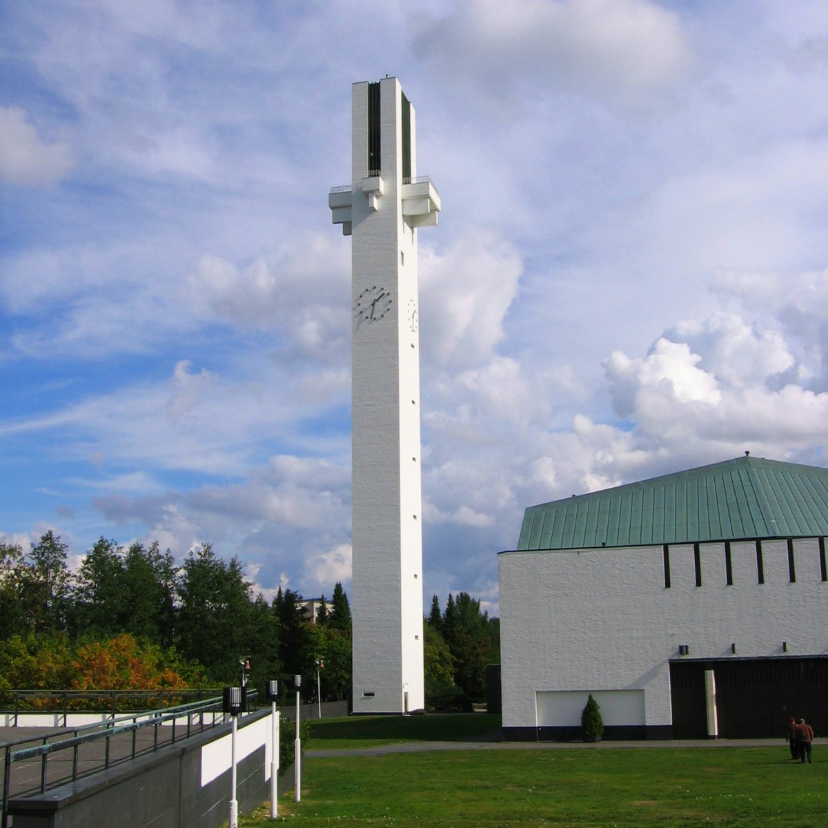 Lakeuden Risti church by Alvar Aalto in Seinajoki, Finland.
