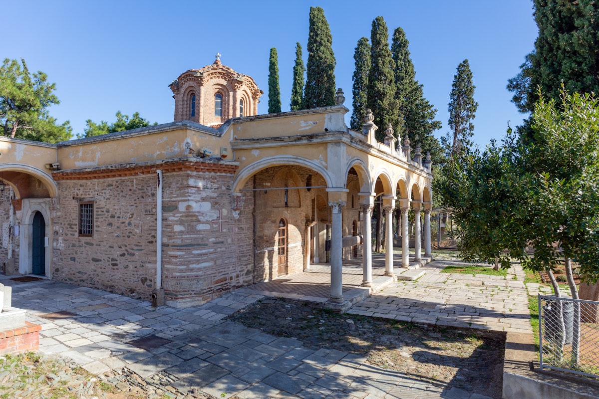 The monastery of Vlatadon in Thessaloniki. 