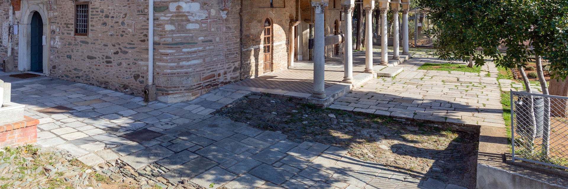 The monastery of Vlatadon in Thessaloniki.