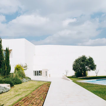 Exterior of the Yasser Arafat Museum in Ramallah.