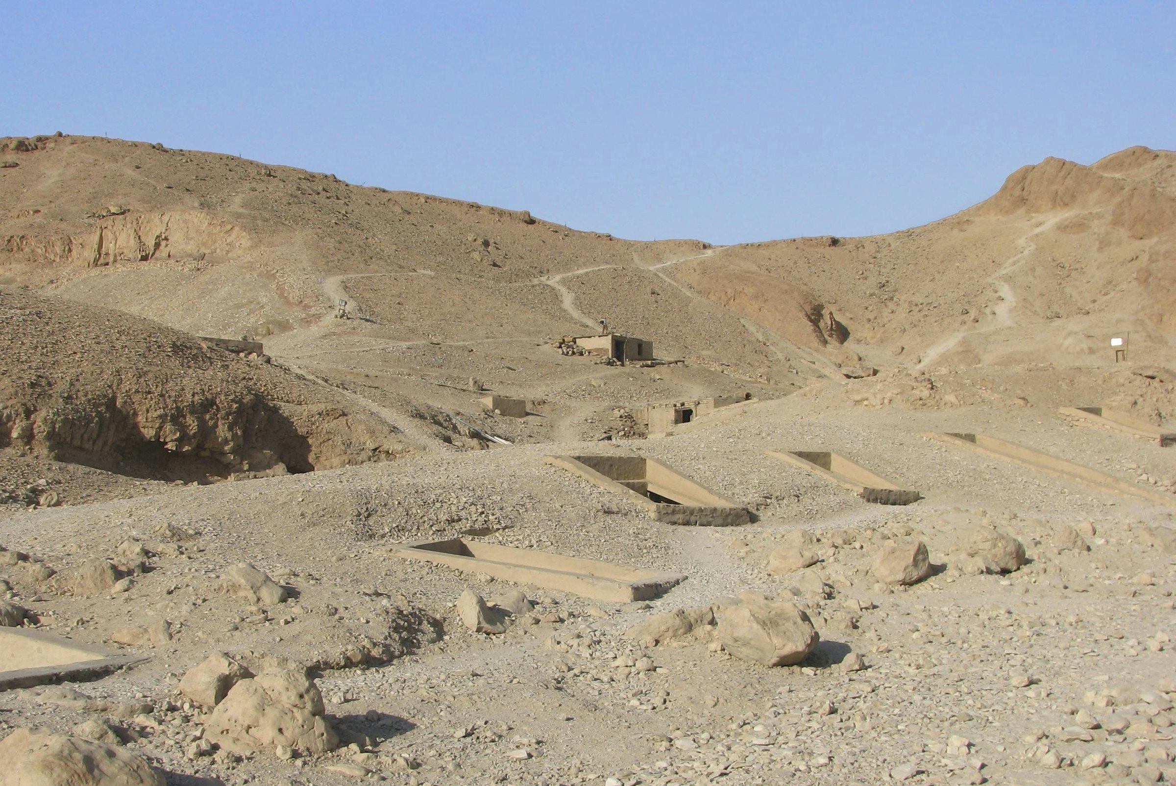 Tombs in the Valley of the Queens, Luxor, Egypt.
