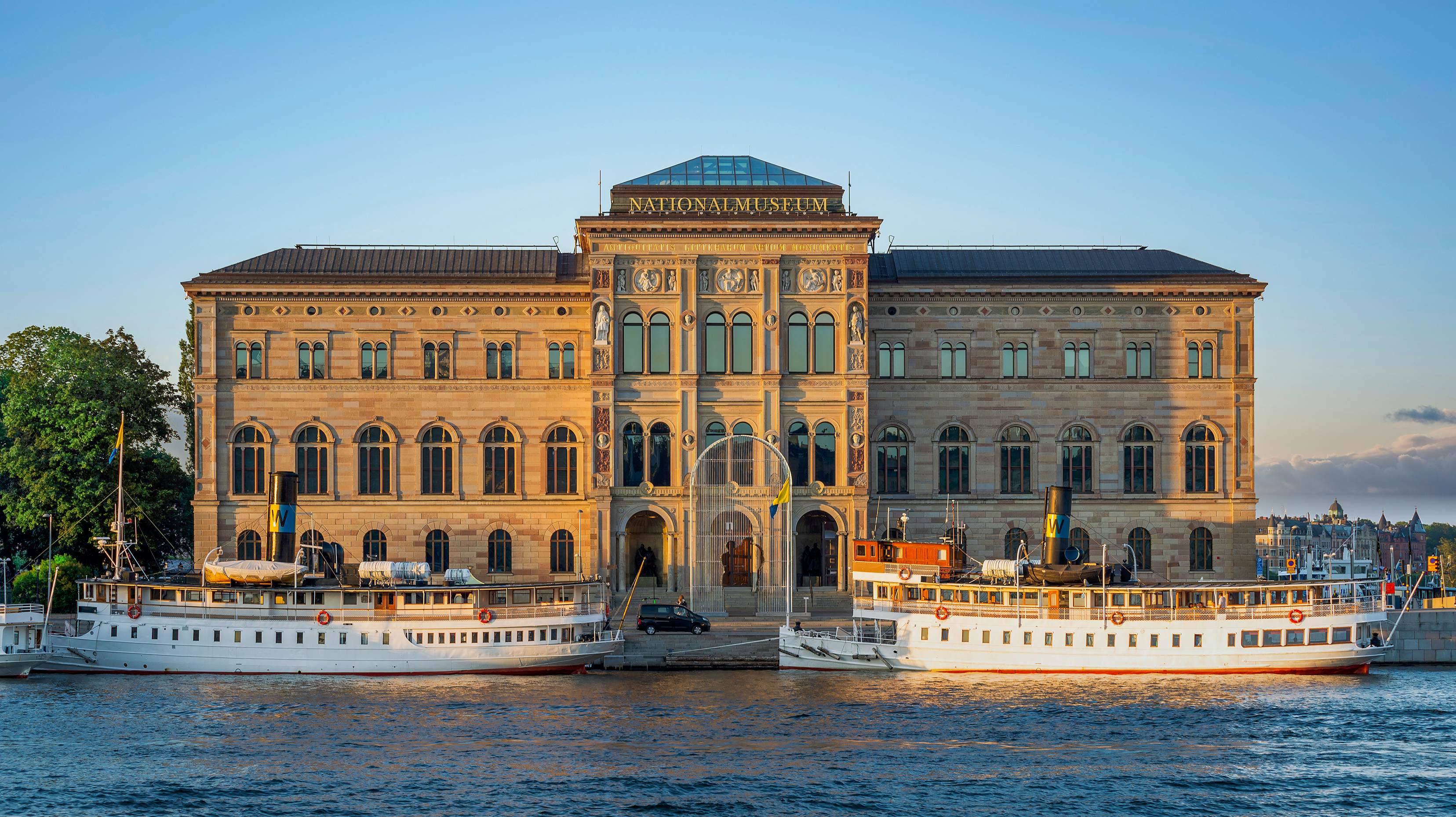 Nationalmuseum, or National Museum of Fine Arts, located on the peninsula Blasieholmen in central Stockholm, Sweden.