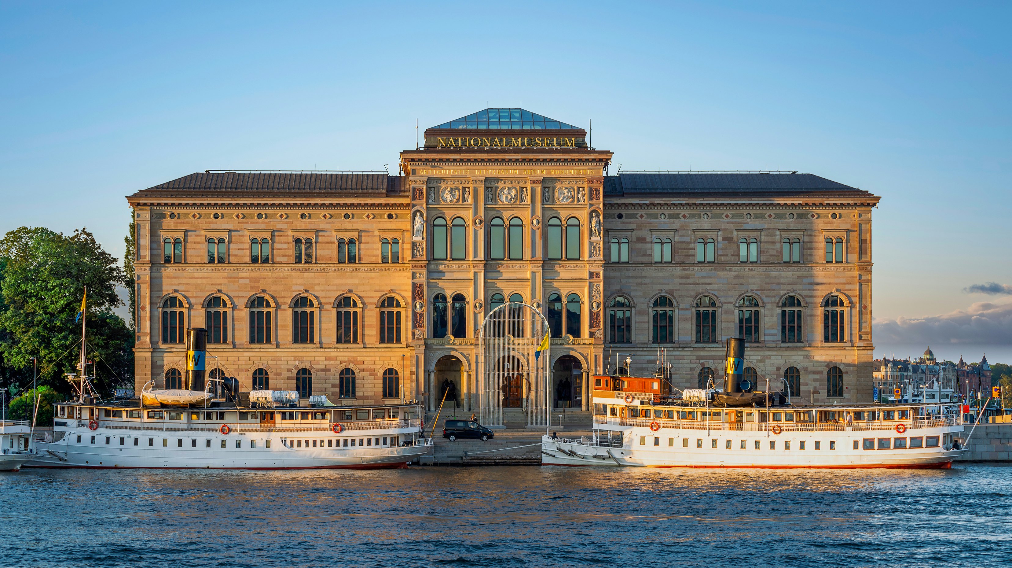 Nationalmuseum, or National Museum of Fine Arts, located on the peninsula Blasieholmen in central Stockholm, Sweden.