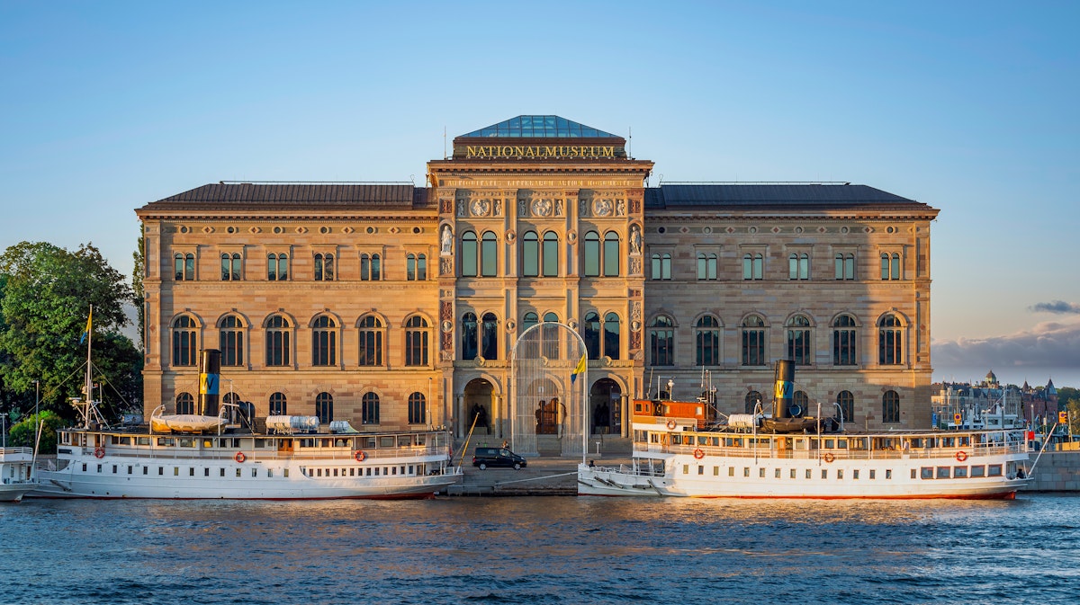 Nationalmuseum, or National Museum of Fine Arts, located on the peninsula Blasieholmen in central Stockholm, Sweden.