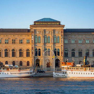 Nationalmuseum, or National Museum of Fine Arts, located on the peninsula Blasieholmen in central Stockholm, Sweden.
