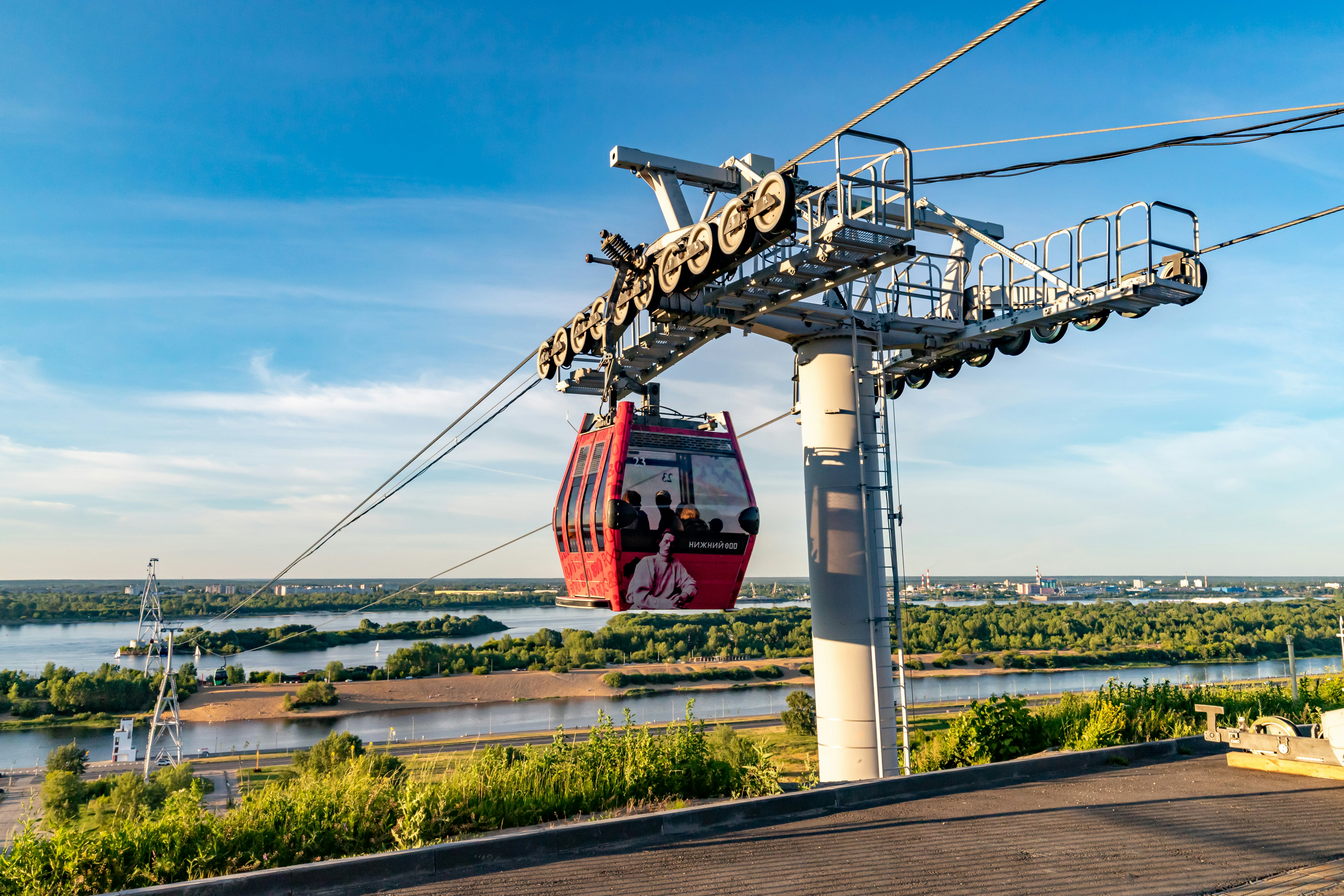 Nizhny Novgorod Cable Car.