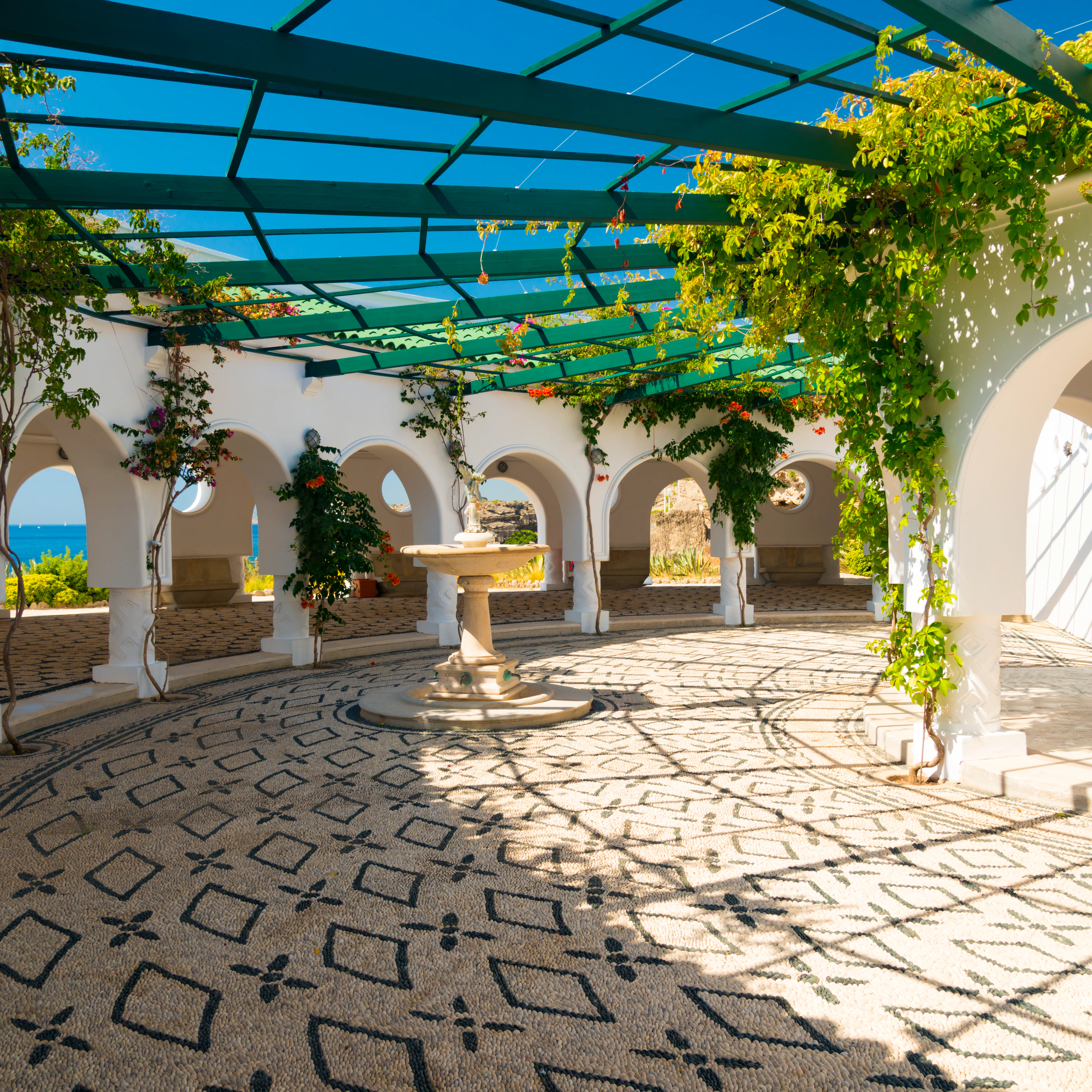 Kallithea Springs on the Island of Rhodes.